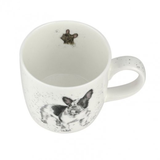 Wrendale Mugg Frenchie fransk bulldog 30 cl
