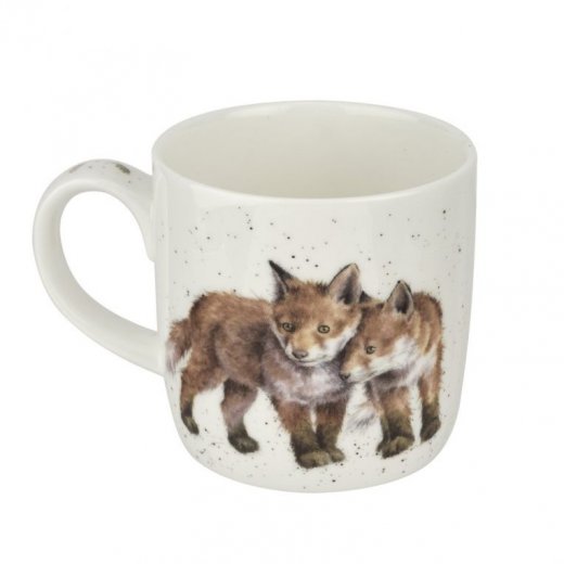 Wrendale Mugg 30 cl Born to be Wild räv