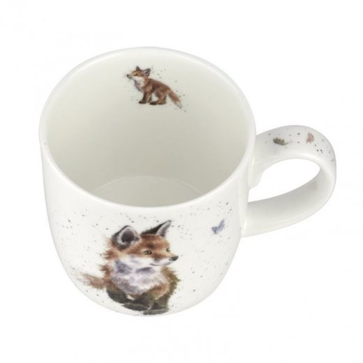 Wrendale Mugg 30 cl Born to be Wild räv
