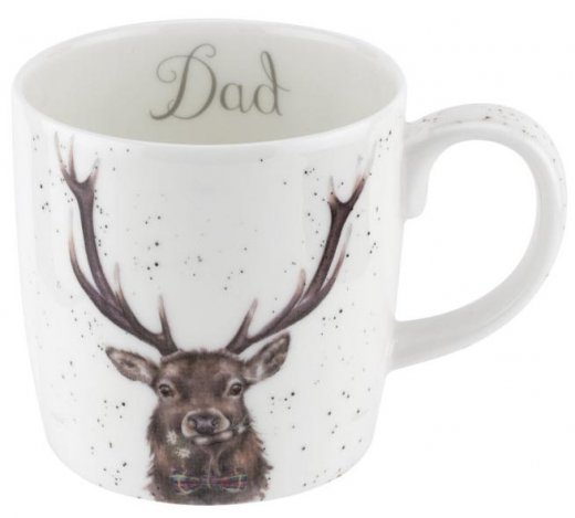 Wrendale Mugg Dad Stag, hjort 30 cl