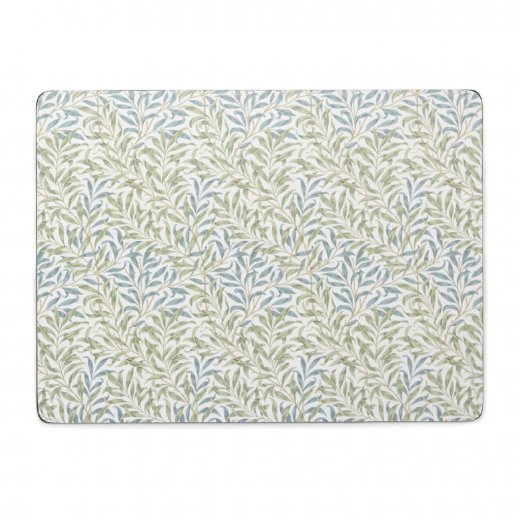 Morris &Co Bordstablett 40x30cm 4-pack, Willow Bough Blue/Green