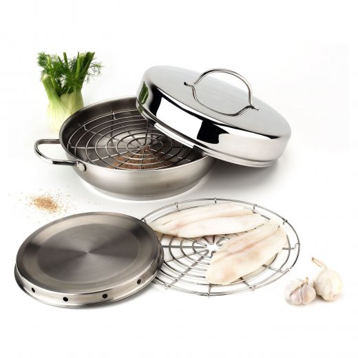 Demeyere Specialties Rök/Ångkoksgryta 28cm, Komplett Set